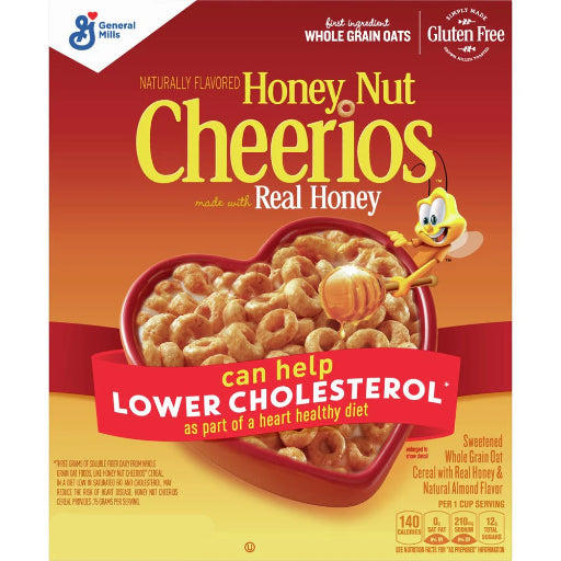 CHEERIOS CEREAL HONEY NUT 306G