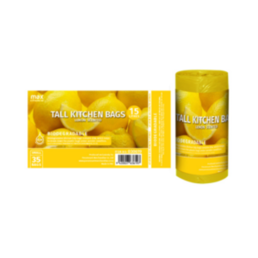 MC KITCHEN TIDY BAG 15L LEMON SCENTED 35'S
