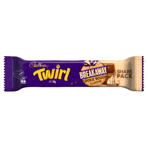 CADBURY TWIRL BREAKAWAY COOKIE DOUGH 58G