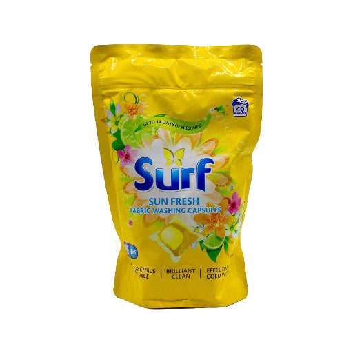 SURF SUN FRESH WASHINGS CAPS 40PK