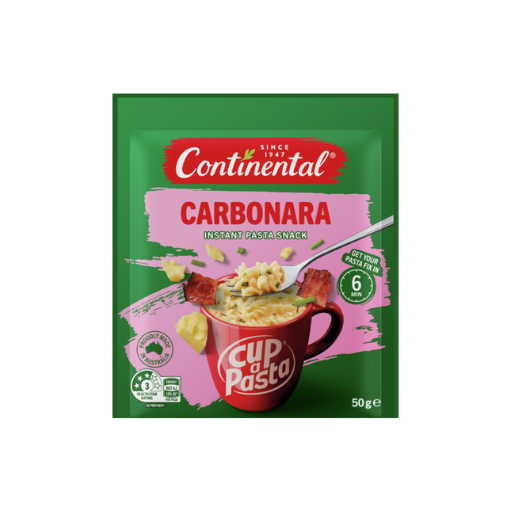 CONTINENTAL CUP A PASTA CARBONARA 50G