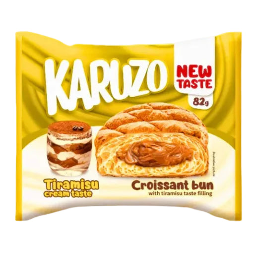 KARUZO CROISSANT BUN TIRAMISU 82G