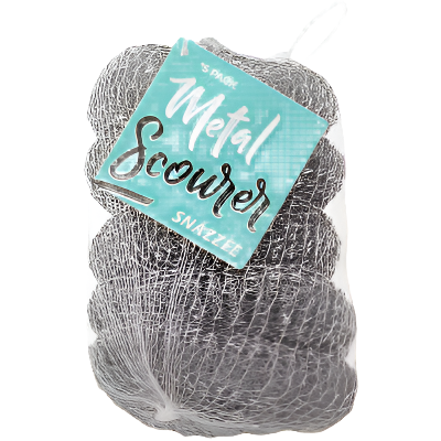 SNAZZEE METAL SCOURER 5PK