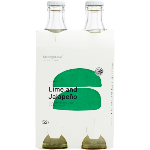 STRANGELOVE LO CAL LIME & JALAPENO 4PK (4X300ML)