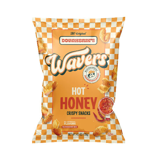 DOUGHBRIK'S WAVERS HOT HONEY CRISPY SNACK 14G