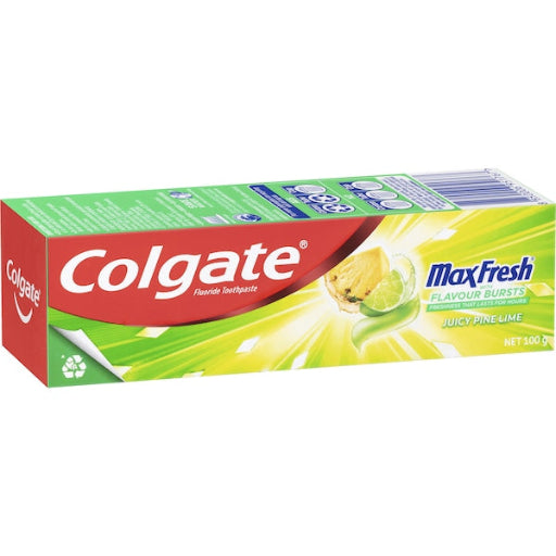 COLGATE TOOTHPASTE MAX FRESH JUICY PINE LIME 100G