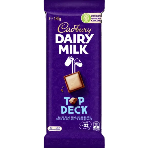 CADBURY TOP DECK 180G
