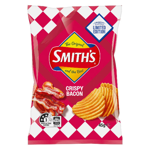 SMITHS CRISPY BACON CHIPS 45G