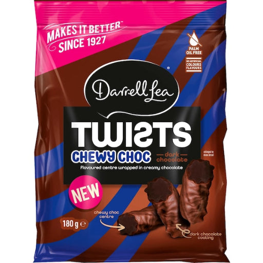 DARRELL LEA CHEWY DARK CHOCOLATE BULLETS 180G