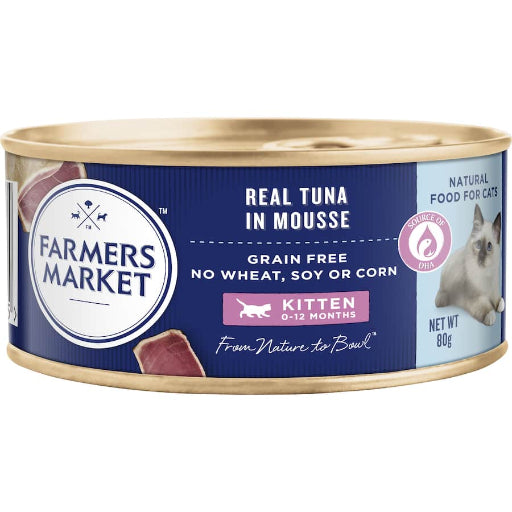 FARMERS MARKET KITTEN TUNA MOUSSE 80G