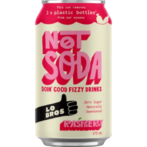 LO BROS NOT SODA RASPBERRY 375ML