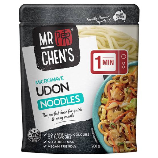 MR CHENS MICROWAVABLE UDON NOODLES 200G