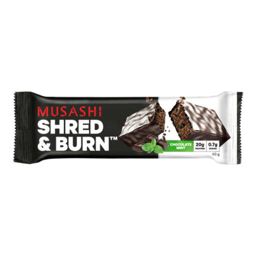 MUSASHI SHRED BURN CHOC MINT 60G