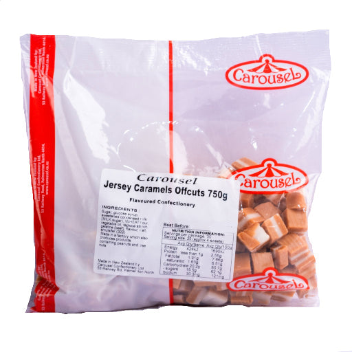 CAROUSEL JERSEY CARAMEL OFFCUTS 750G