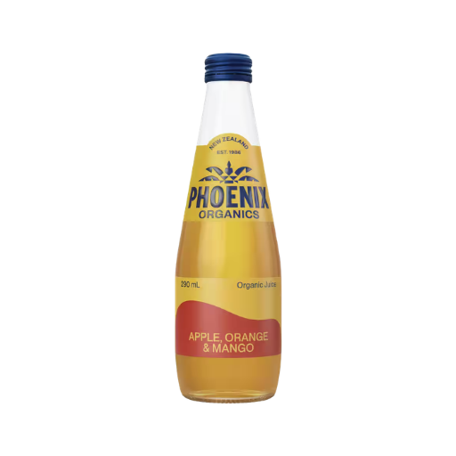 PHOENIX ORGANIC JUICE APPLE ORANGE MANGO 290ML