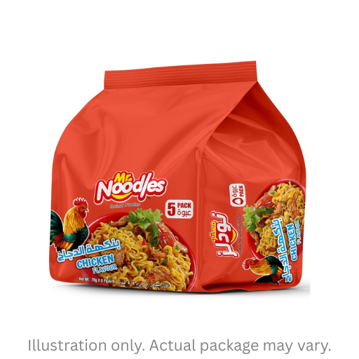 MR NOODLES CHICKEN FLAVOUR INSTANT NOODLES 5PK 350G