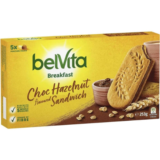 BELVITA BREAKFAST DUO CRUNCH CHOC HAZELNUT 5PK