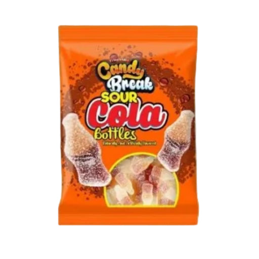CANDY BREAK SOUR COLA BOTTLES 113G