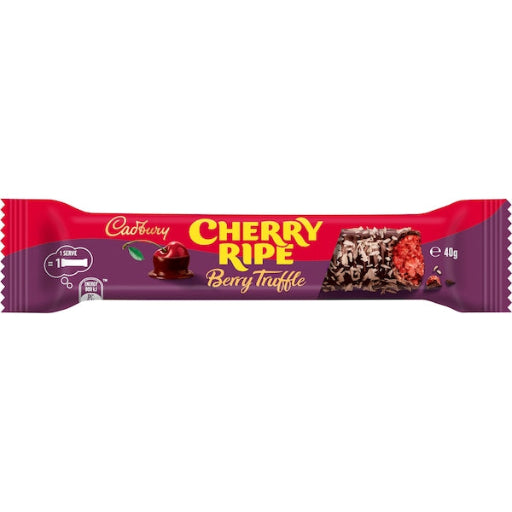 CADBURY CHERRY RIPE BERRY TRUFFLE BAR 40G