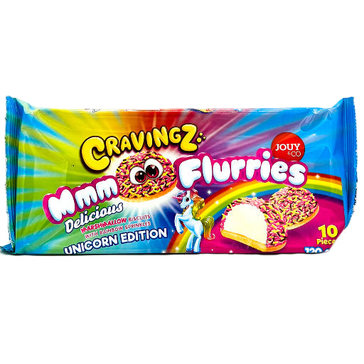 CRAVINGZ FLURRIES UNICORN RAINBOW SPRINKLES 120G