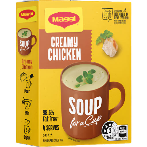 MAGGI CREAMY CHICKEN FLAVOURED SOUP 4 X 13.5G