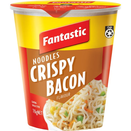 FANTASTIC CUP NOODLES CRISPY BACON 70G
