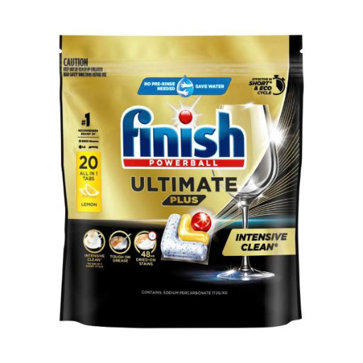 FINISH DISHWASHER TABLETS ULTIMATE PLUS LEMON 20PK