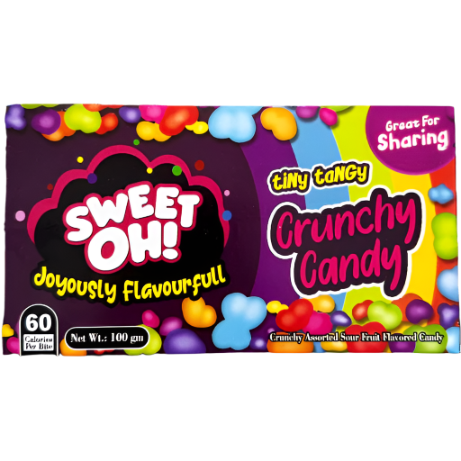 Sweet Oh! - Sour Fruit Crunchy Candy 100g