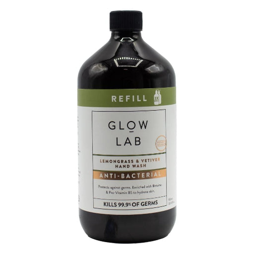 GLOW LAB LEMONGRASS & VETIVER HANDWASH REFILL 900ML