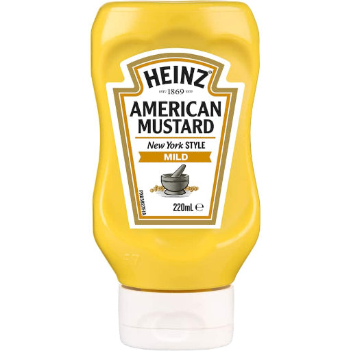 HEINZ AMERICAN MUSTARD 220ML