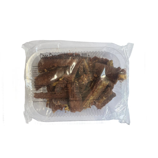 BAKER BOYS CHOC CARAMEL SLICE ENDS MINIS 300G