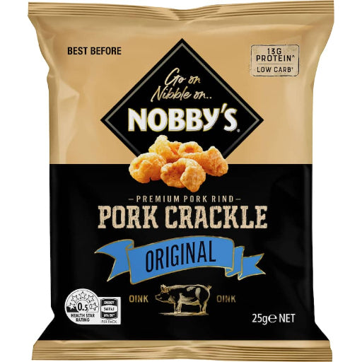 NOBBYS PORK CRACKLE ORIGINAL 25G
