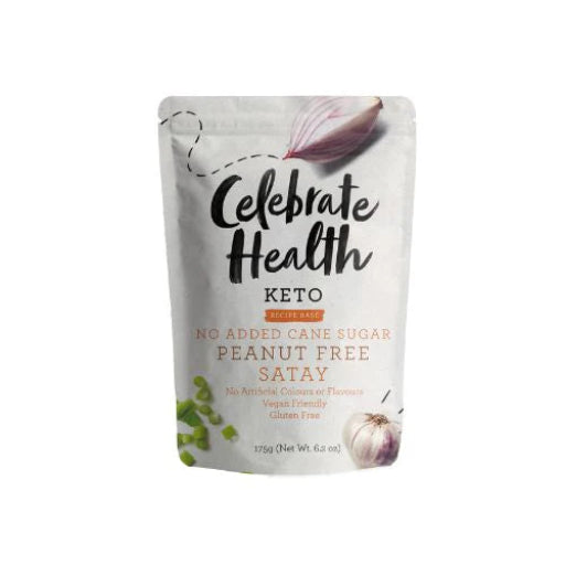 CELEBRATE HEALTH PEANUT FREE SATAY 175G
