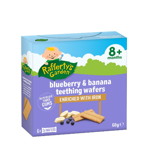RAFFERTYS GARDEN TEETH WAFER BLUEBERRY & BANANA 60G