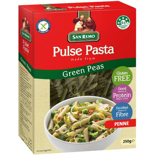 SAN REMO PENNE GREEN PEA 250G