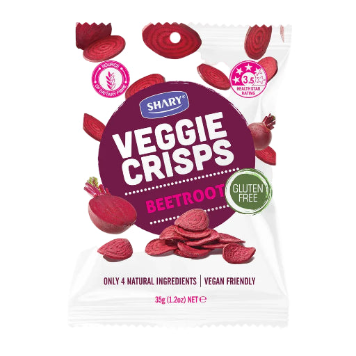 SHARY VEGGIE CRISPS BEETROOT 35G