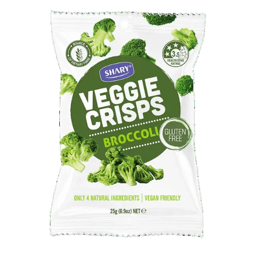 SHARY VEGGIE CRISPS BROCCOLI 25G
