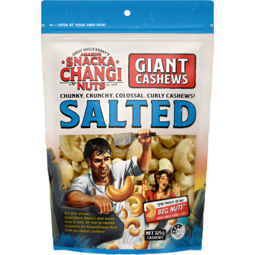 SNACKACHANGI SALTED CASHEWS 325G