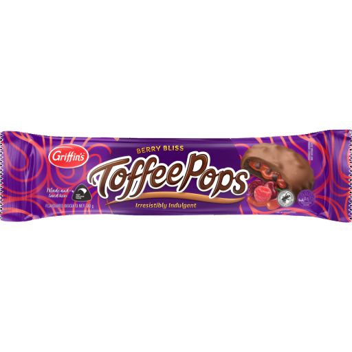 TOFFEE POPS BERRY BLISS 180G
