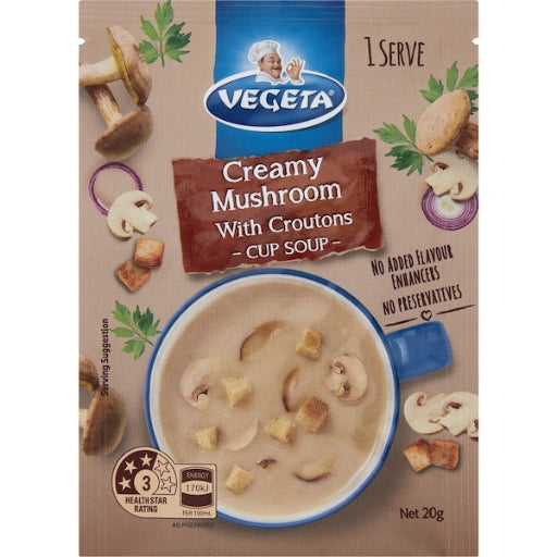 VEGETA CREAM OF MUSHROOM WITH CROUTONS 20G