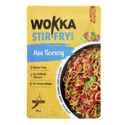 WOKKA STIR FRY MEE GORENG SAUCE MEDIUM 175GM
