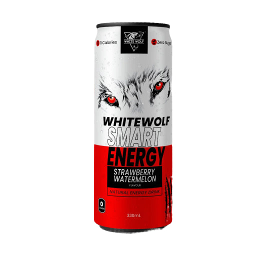 WHITE WOLF STRAWBERRY & WATERMELON ENERGY DRINK 330ML