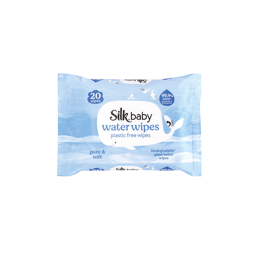 Silk - Extra Soft Water Baby Wipes 20pk