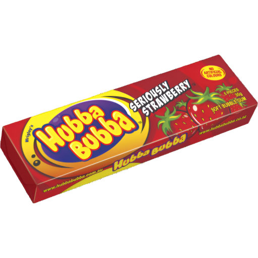 HUBBA BUBBA SERIOUSLY STRAWBERRY 35G