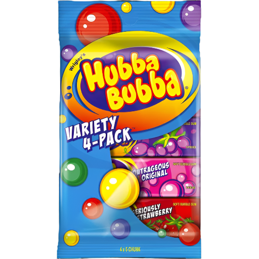 HUBBA BUBBA ASSORTED VARIETY 4PK