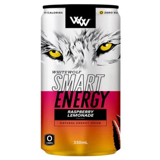 WhiteWolf - Raspberry Lemonade Smart Energy Drink 330ml