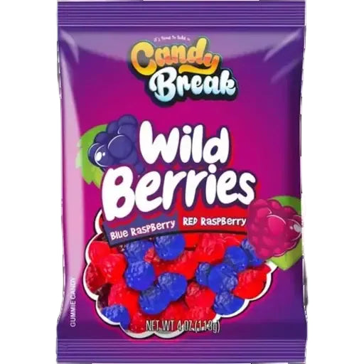 CANDY BREAK RED/ BLUE BERRIES 113G