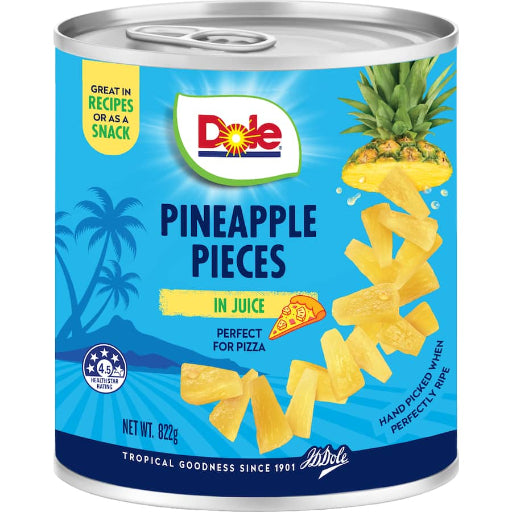 DOLE PINEAPPLE PIECES 882G
