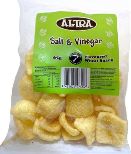 ALTRA SALT & VINEGAR CHIPS 65G