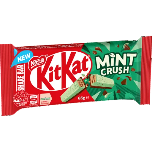 NESTLE KIT KAT MINT CRUSH SHARE BAR 65G